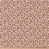 Printed Cotton KARLI Caramel / Violet
